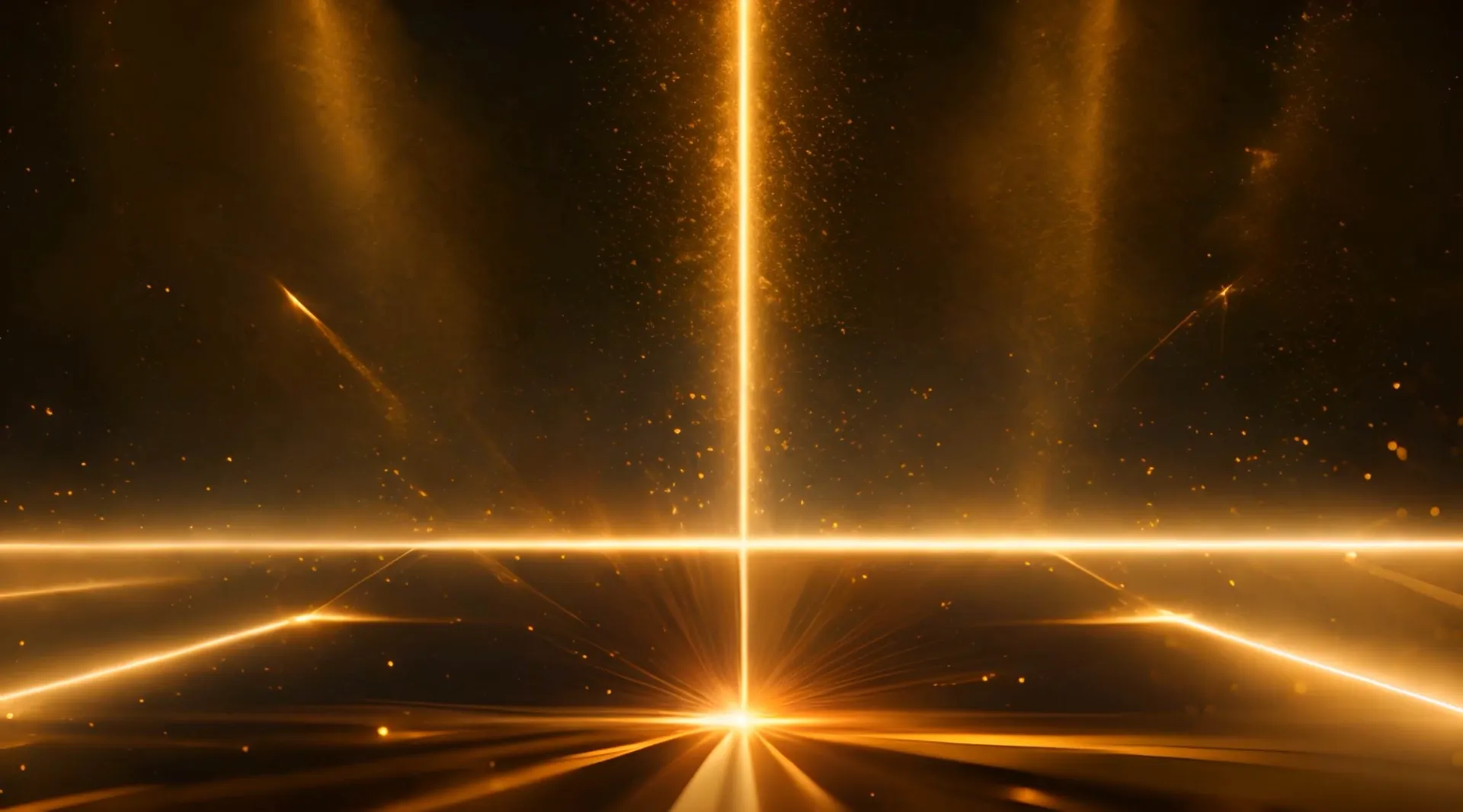 Shimmering Golden Light Explosion Stock Video